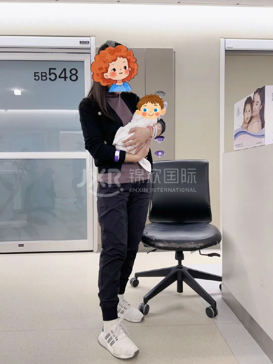 赴美试管客人与宝宝