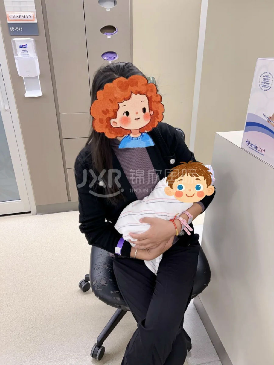 赴美试管客人与宝宝
