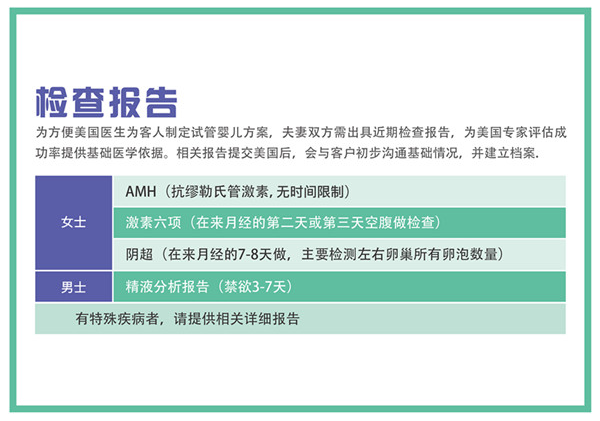 男女双方检查报告